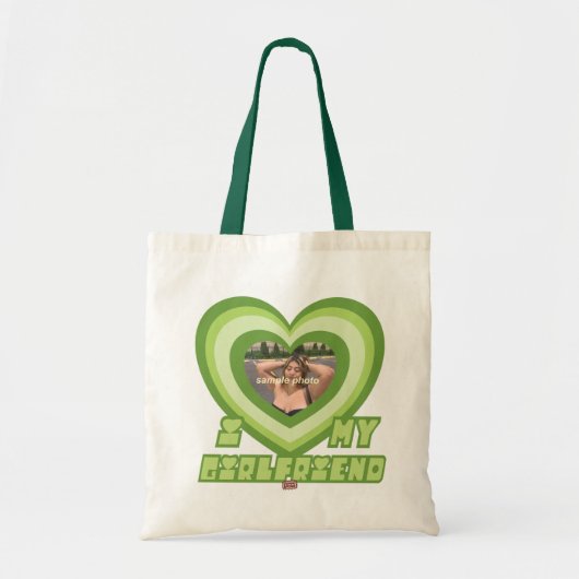 PowerPuff Dingus Green Heart - VRIENDIN Tote Bag (Voorkant)