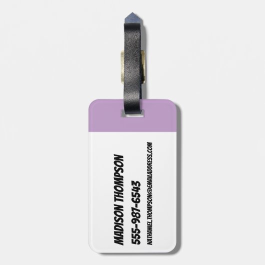 Powerpuff Girls Bliss Bagagelabel (Achterkant verticaal)