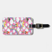 Powerpuff Girls & Donny Rainbow Pattern Bagagelabel (Voorkant horizontaal)