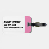 Powerpuff Girls & Donny Rainbow Pattern Bagagelabel (Achterkant horizontaal)