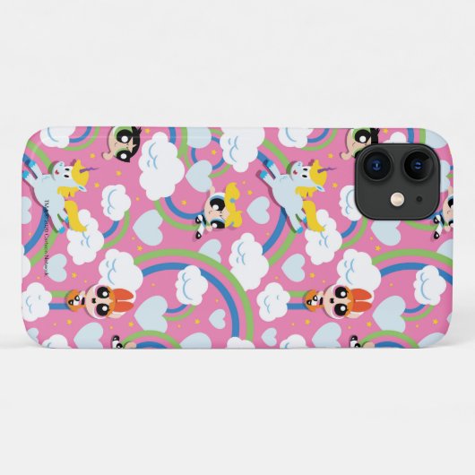 Powerpuff Girls & Donny Rainbow Pattern Case-Mate iPhone Case (Achterkant (horizontaal))