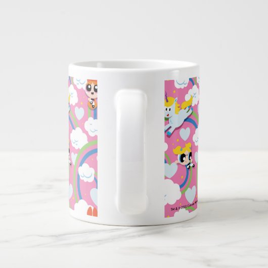 Powerpuff Girls & Donny Rainbow Pattern Grote Koffiekop (Achterkant)