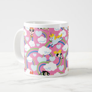 Powerpuff Girls & Donny Rainbow Pattern Grote Koffiekop