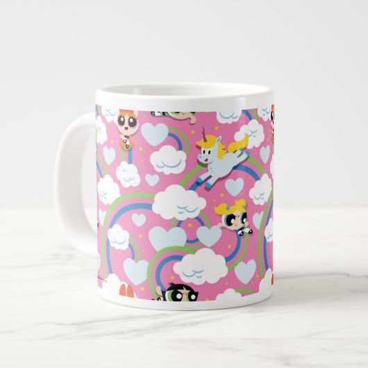 Powerpuff Girls & Donny Rainbow Pattern Grote Koffiekop (Links)