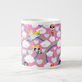 Powerpuff Girls & Donny Rainbow Pattern Grote Koffiekop (Voorkant)