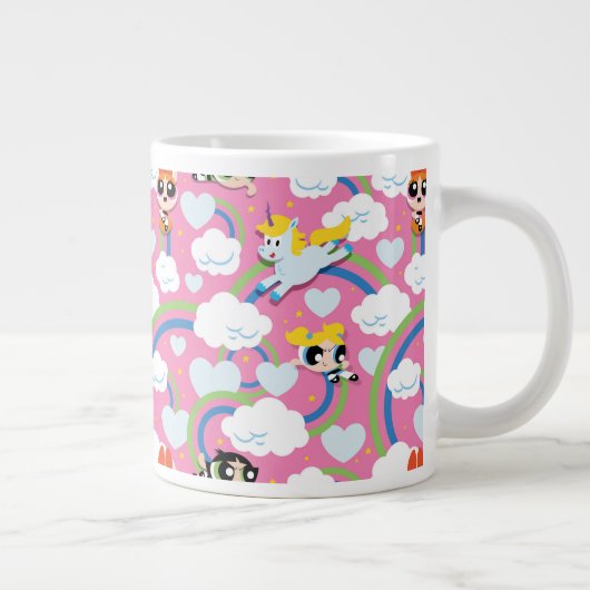 Powerpuff Girls & Donny Rainbow Pattern Grote Koffiekop (Rechts)