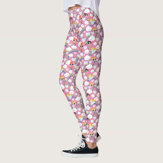 Powerpuff Girls & Donny Rainbow Pattern Leggings (Links)