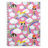 Powerpuff Girls & Donny Rainbow Pattern Notitieboek (Voorkant)