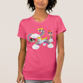 Powerpuff Girls & Donny Rainbow Pattern T-shirt (Voorkant)