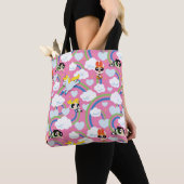 Powerpuff Girls & Donny Rainbow Pattern Tote Bag (Dichtbij)