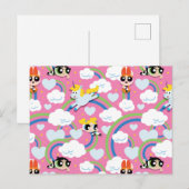 Powerpuff Girls & Donny Rainbow Pattern Uitnodiging Briefkaart (Voorkant / Achterkant)