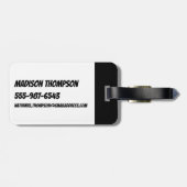 Powerpuff Girls Face Pattern Bagagelabel (Achterkant horizontaal)