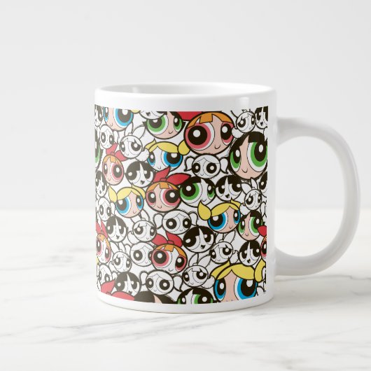 Powerpuff Girls Face Pattern Grote Koffiekop (Rechts)