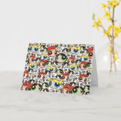 Powerpuff Girls Face Pattern Kaart (Gele Bloem)