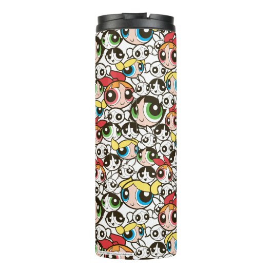 Powerpuff Girls Face Pattern Thermosbeker (Achterkant)