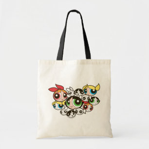 Powerpuff Girls Face Pattern Tote Bag