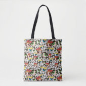 Powerpuff Girls Face Pattern Tote Bag (Voorkant)