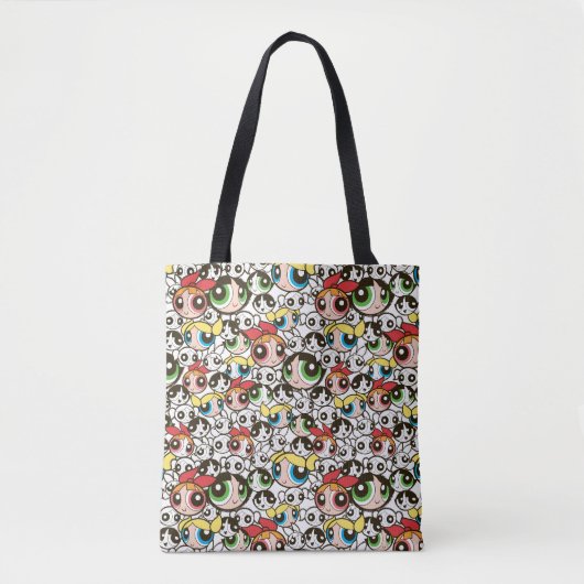 Powerpuff Girls Face Pattern Tote Bag (Voorkant)
