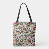 Powerpuff Girls Face Pattern Tote Bag (Achterkant)
