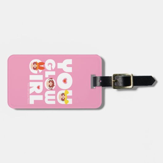 Powerpuff Girls: Glow Girl Bagagelabel (Voorkant horizontaal)