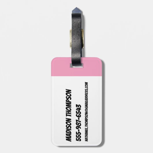 Powerpuff Girls: Glow Girl Bagagelabel (Achterkant verticaal)