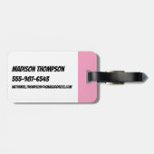 Powerpuff Girls: Glow Girl Bagagelabel (Achterkant horizontaal)