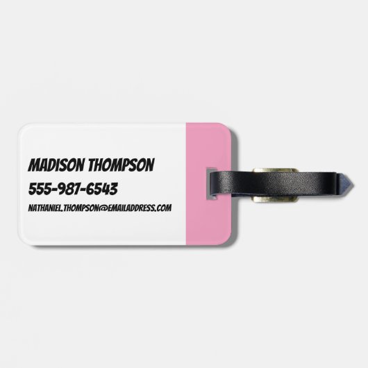 Powerpuff Girls: Glow Girl Bagagelabel (Achterkant horizontaal)