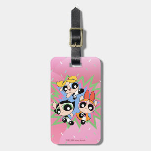 Powerpuff Girls Powfactor Bagagelabel