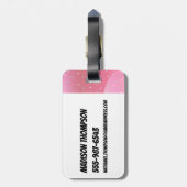 Powerpuff Girls Powfactor Bagagelabel (Achterkant verticaal)