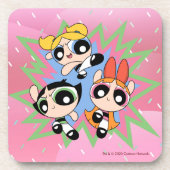 Powerpuff Girls Powfactor Bier Onderzetter (Voorkant)