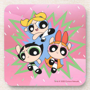 Powerpuff Girls Powfactor Bier Onderzetter