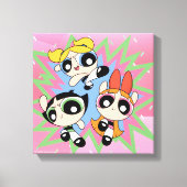 Powerpuff Girls Powfactor Canvas Afdruk (Voorkant)