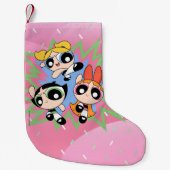 Powerpuff Girls Powfactor Kleine Kerstsok (Voorkant)