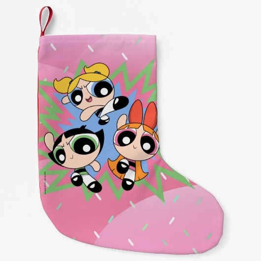 Powerpuff Girls Powfactor Kleine Kerstsok (Voorkant)