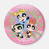 Powerpuff Girls Powfactor Magneet (Voorkant)