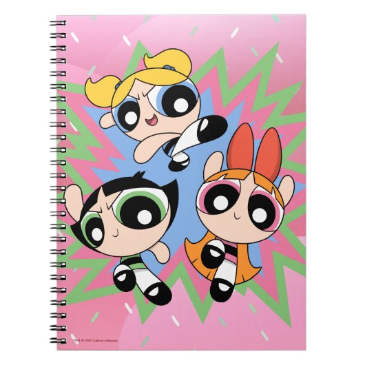 Powerpuff Girls Powfactor Notitieboek (Voorkant)