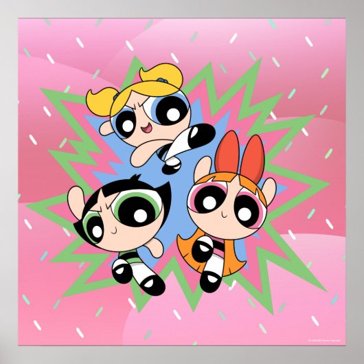 Powerpuff Girls Powfactor Poster (Voorkant)