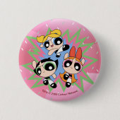 Powerpuff Girls Powfactor Ronde Button 5,7 Cm (Voorkant)