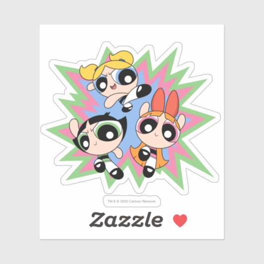Powerpuff Girls Powfactor Sticker (Vel)