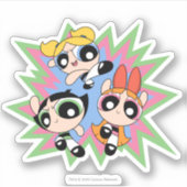 Powerpuff Girls Powfactor Sticker (Voorkant)