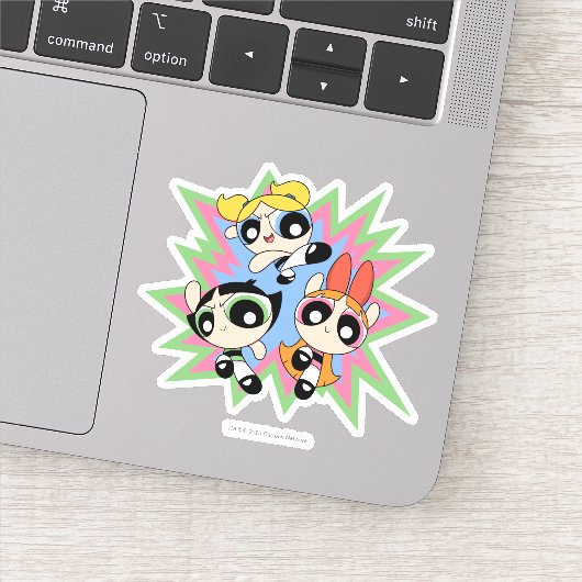 Powerpuff Girls Powfactor Sticker (Detail)
