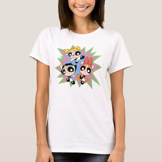 Powerpuff Girls Powfactor T-shirt (Voorkant)