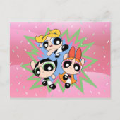 Powerpuff Girls Powfactor Uitnodiging Briefkaart (Voorkant)