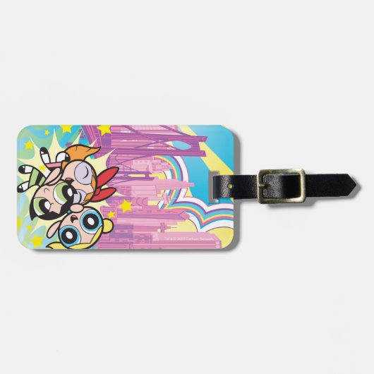 Powerpuff Girls-regel Bagagelabel (Voorkant horizontaal)