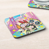 Powerpuff Girls-regel Bier Onderzetter (Linkerzijde)