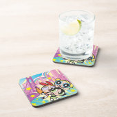 Powerpuff Girls-regel Bier Onderzetter (Rechterzijde)