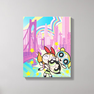 Powerpuff Girls-regel Canvas Afdruk