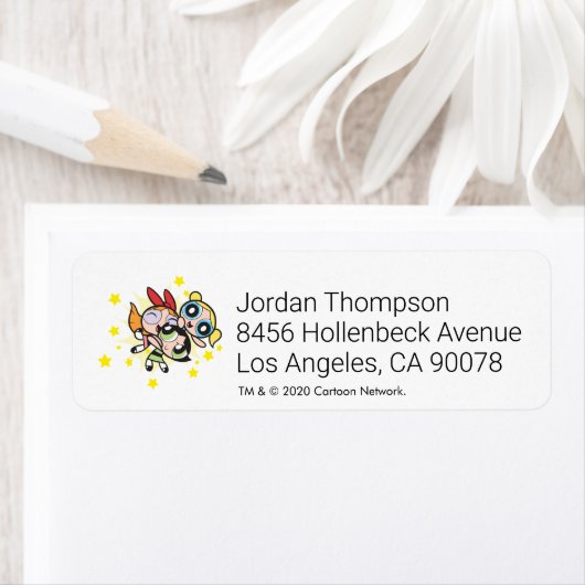 Powerpuff Girls-regel Etiket (Insitu)