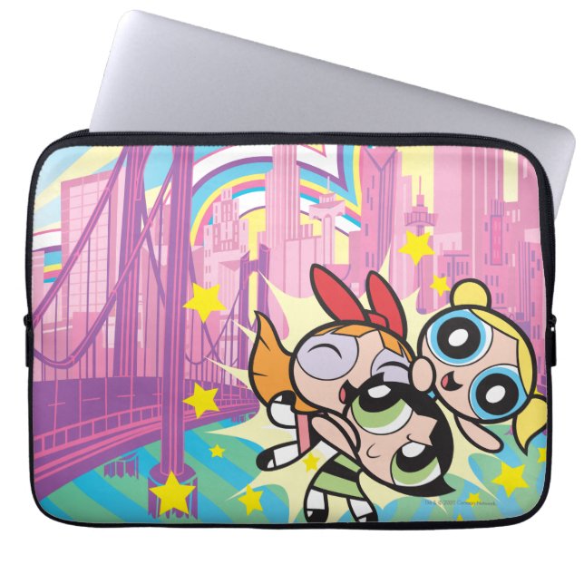 Powerpuff Girls-regel Laptop Sleeve (Voorkant)