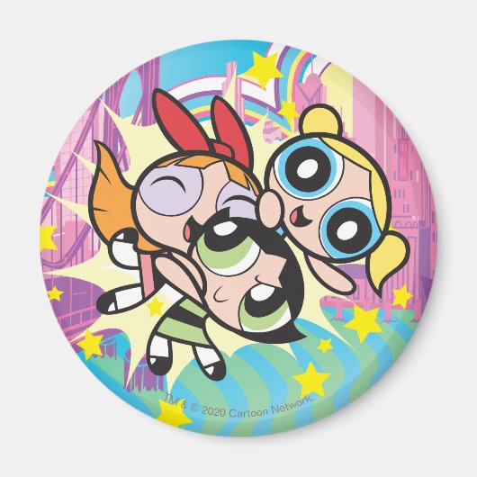 Powerpuff Girls-regel Magneet (Voorkant)